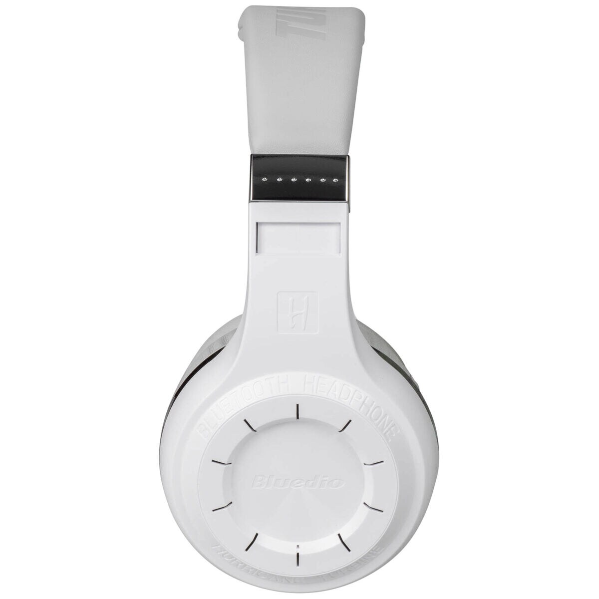 Bluedio H Hurricane Turbine Bluetooth 4.1 Headphones with Built in Microphone White